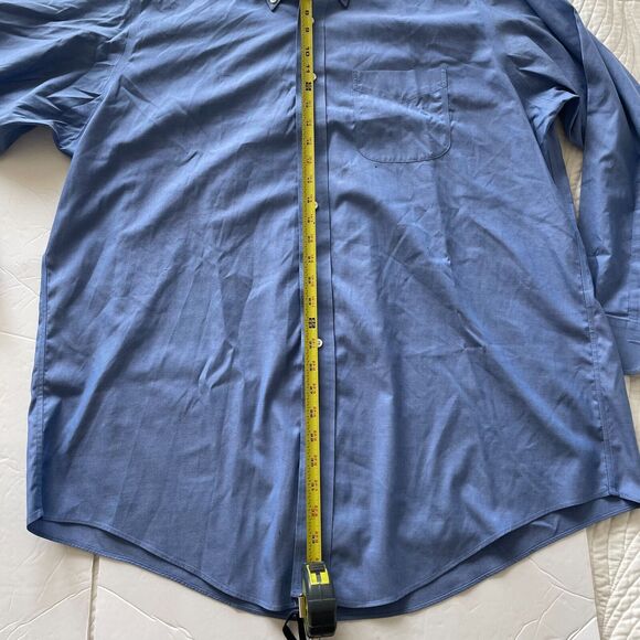Brooks Brothers Mens Shirt Medium Blue Long Sleeves Button Down Original Polo - Picture 11 of 12